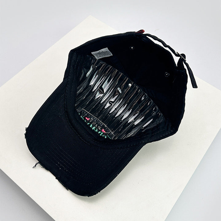 Women's Distressed Cotton Inspirational Baseball Cap Stornfield
