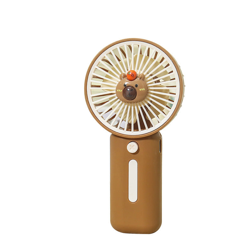 Ladies Portable Handheld Fan in Playful Animal Design Stornfield