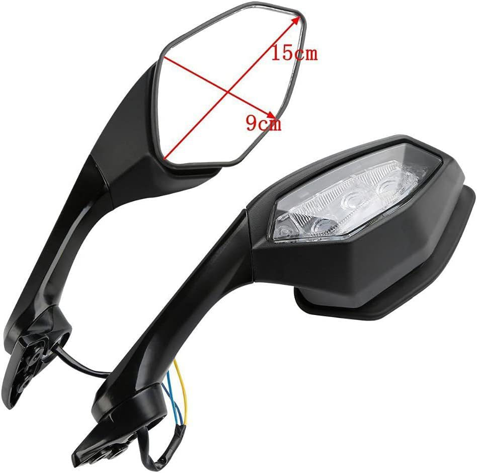Adjustable LED Motorcycle Rearview Mirror Stornfield