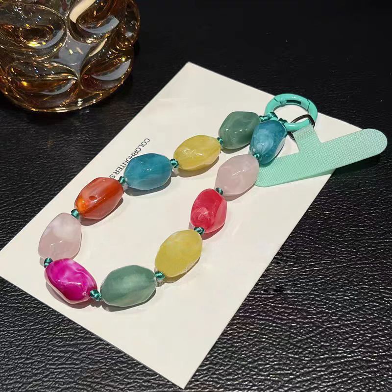 Vibrant Beaded Charm Key Holder Stornfield
