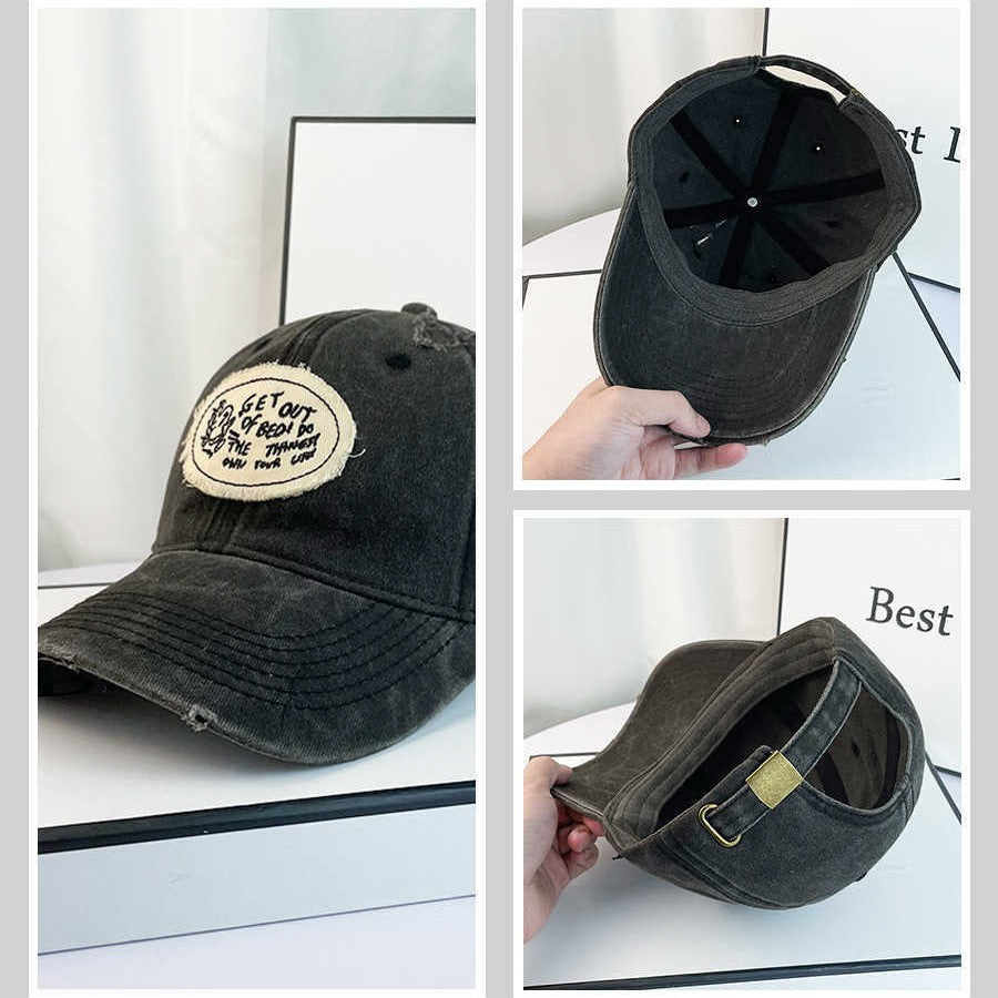 Women's Casual Distressed Cotton Baseball Cap Stornfield