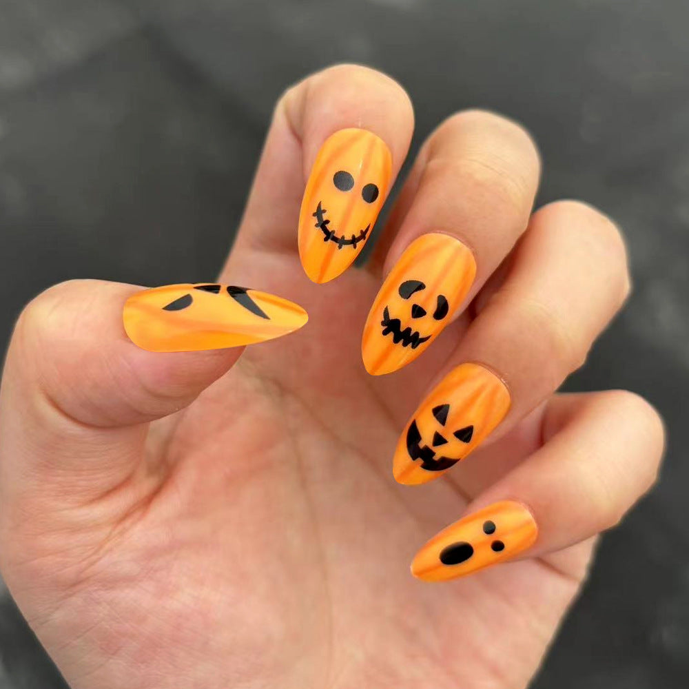 Halloween-Themed Press-On Nail Set Stornfield