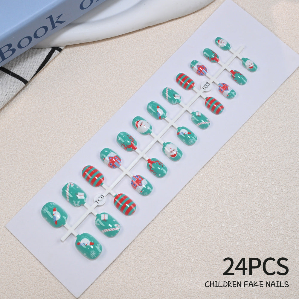Children's Fun-Themed Press-On Nail Set Stornfield