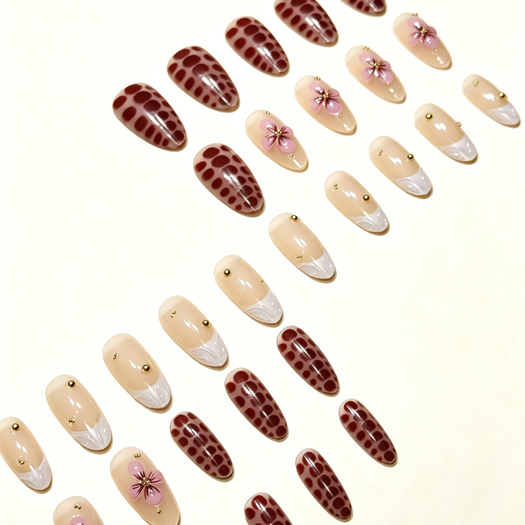 Floral Art Press-On Nail Tips Stornfield