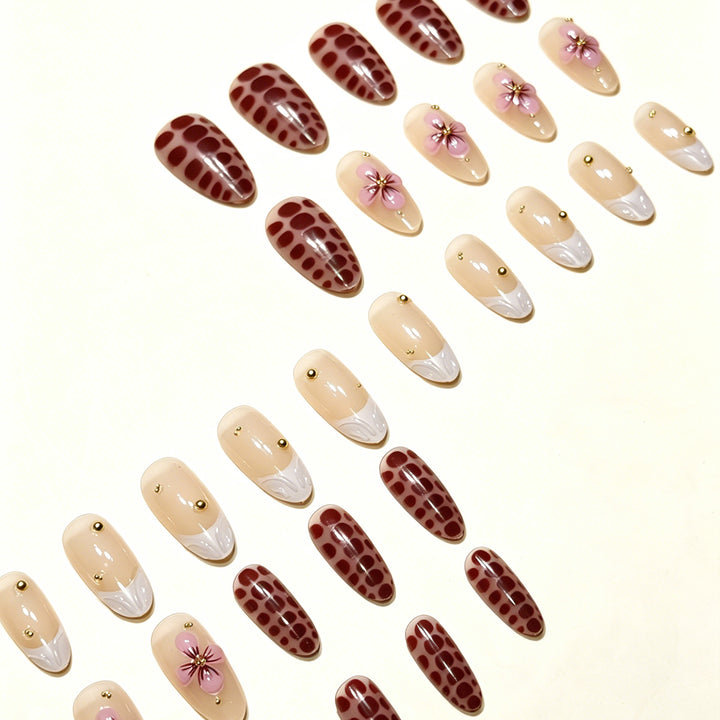 Floral Art Press-On Nail Tips Stornfield