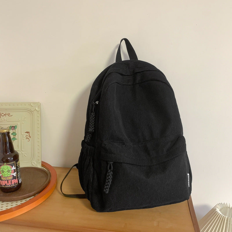 Textured Corduroy Backpack Stornfield
