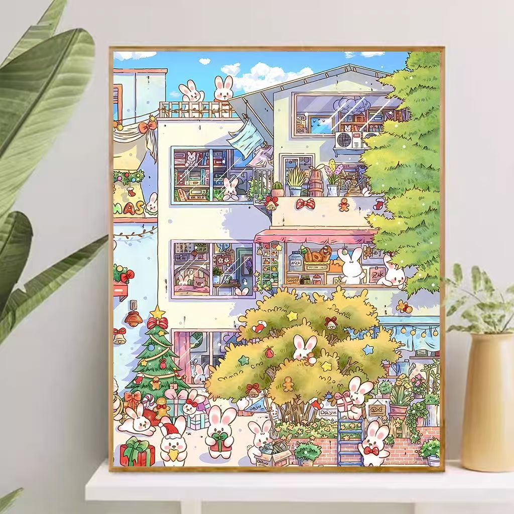 Playful Cartoon-Themed Art Canvas Stornfield