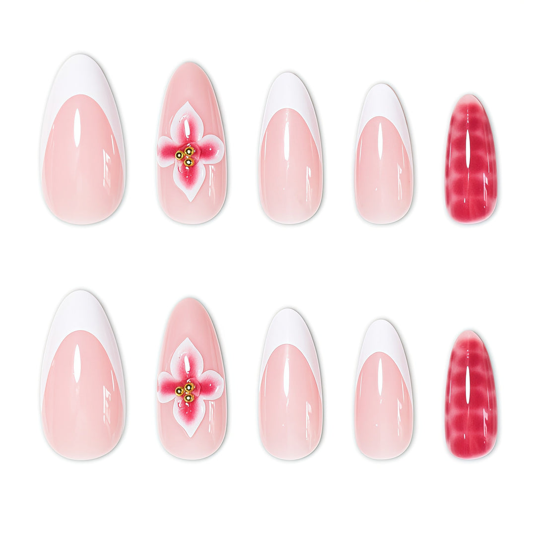 Floral Stiletto Nail Enhancements Stornfield