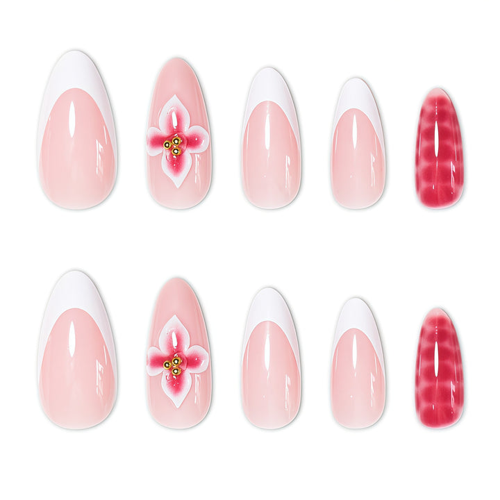 Floral Stiletto Nail Enhancements Stornfield