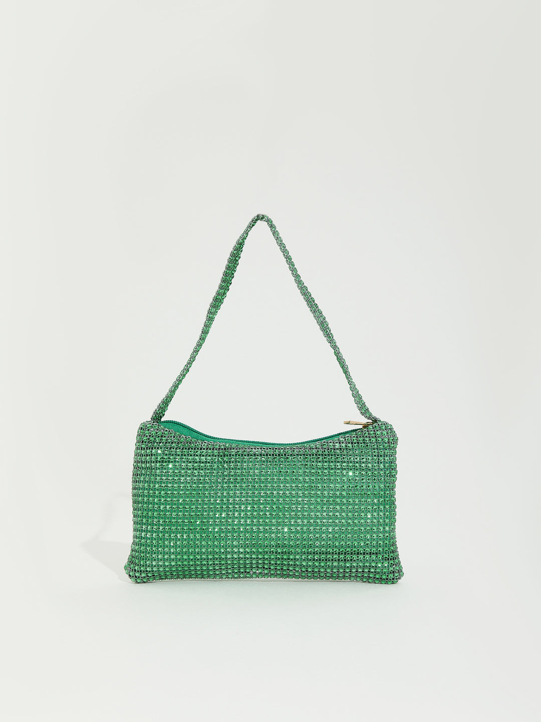 Elegant Rhinestone-Embellished Handbag