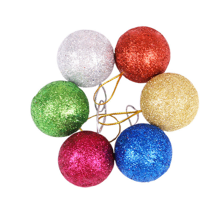 Shiny Glitter Christmas Baubles Stornfield