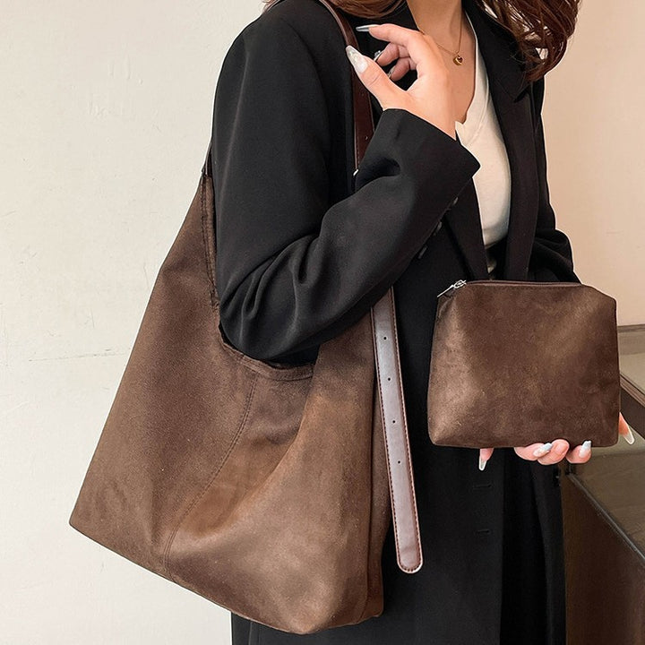 Soft Suede Hobo Shoulder Bag Stornfield