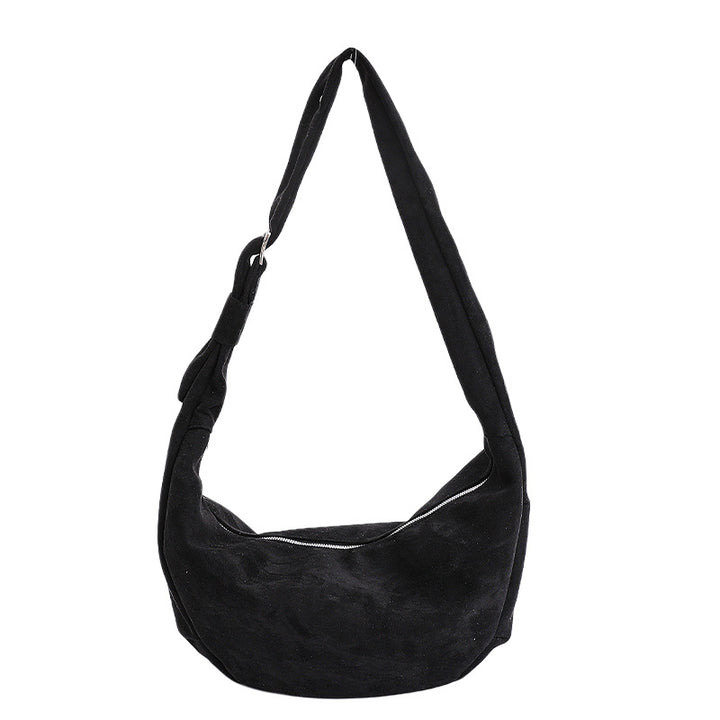 Soft Suede Slouchy Shoulder Bag