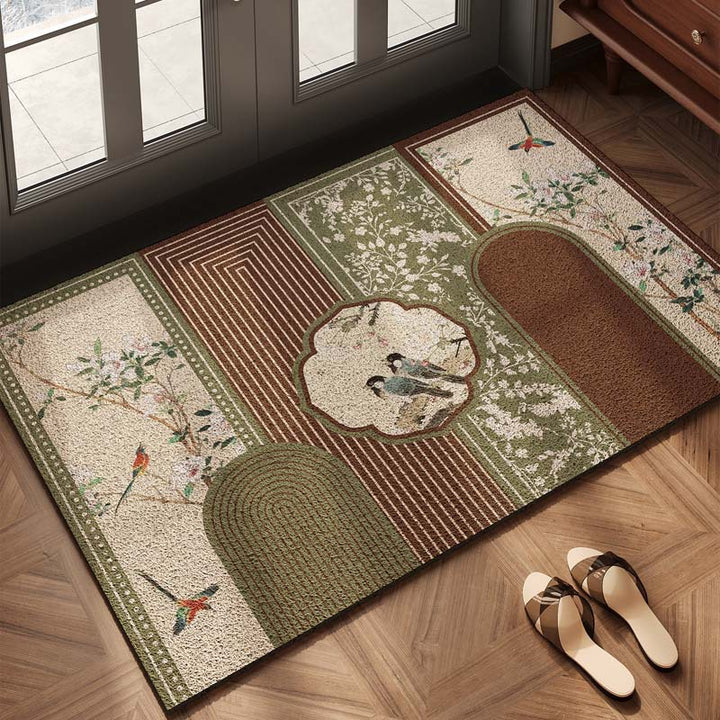 Checkerboard Pattern Welcome Mat Stornfield