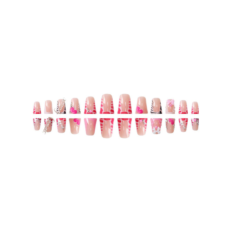 Floral Design Press-On Nail Set Stornfield