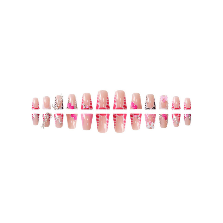Floral Design Press-On Nail Set Stornfield