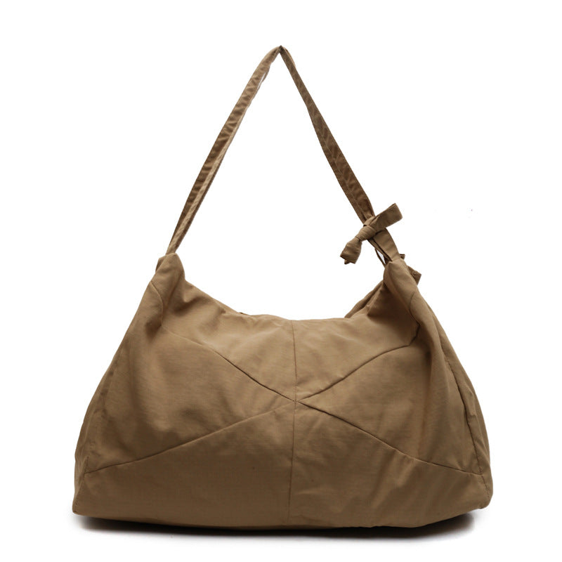 Textured Fabric Shoulder Hobo Bag Stornfield