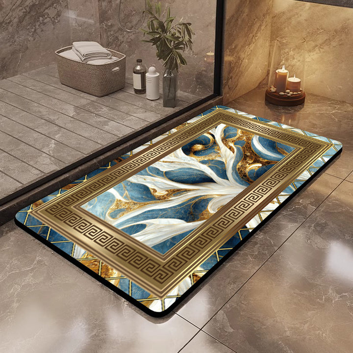 Decorative Non-Slip Bathroom Mat Stornfield