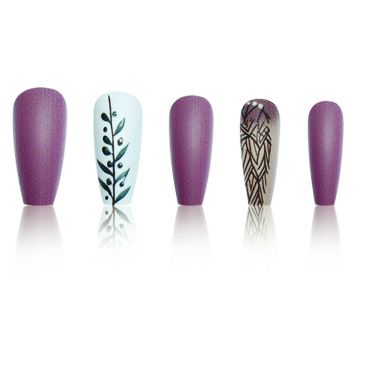 Botanical Nail Art Design Stornfield