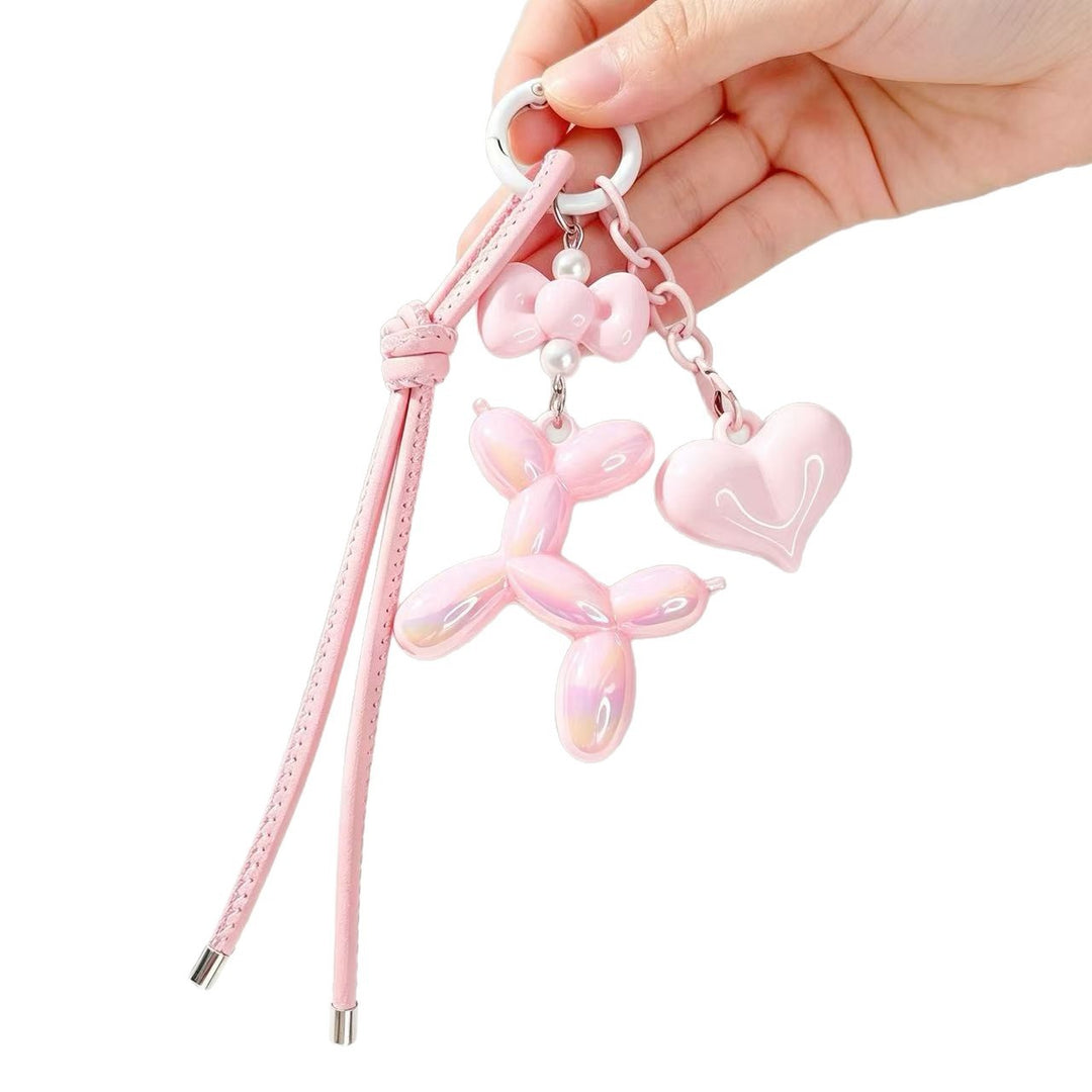 Playful keychain with heart and balloon dog Stornfield