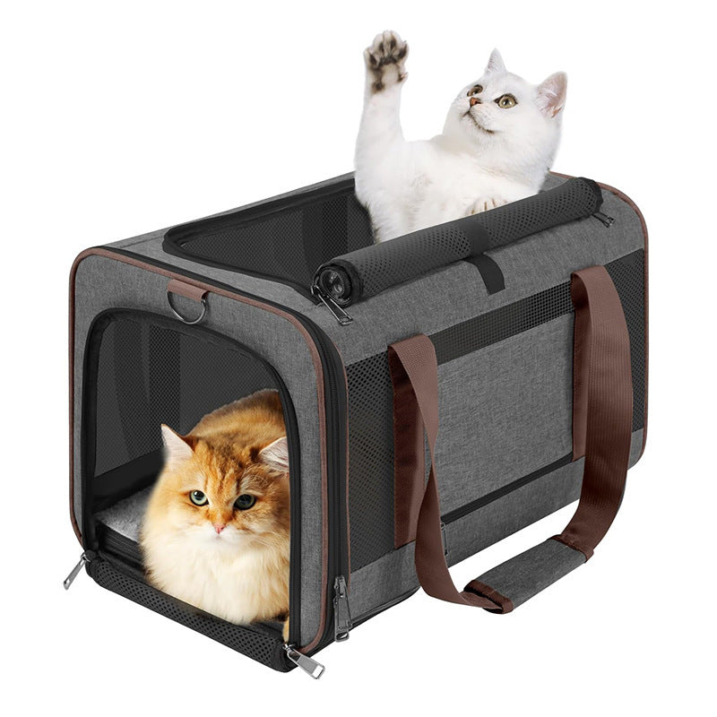 Portable Pet Travel Bag with Breathable Mesh Stornfield