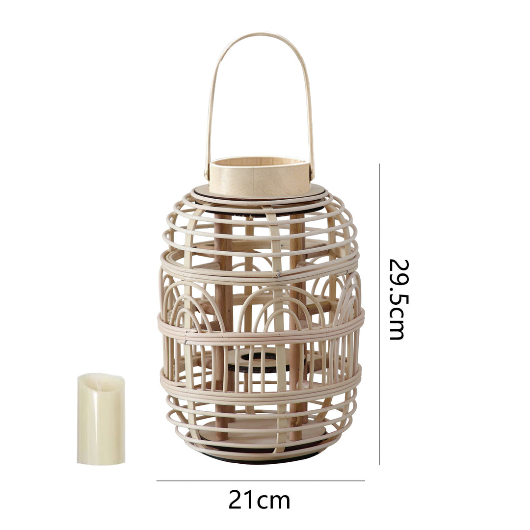 Decorative Rattan Lantern Stornfield