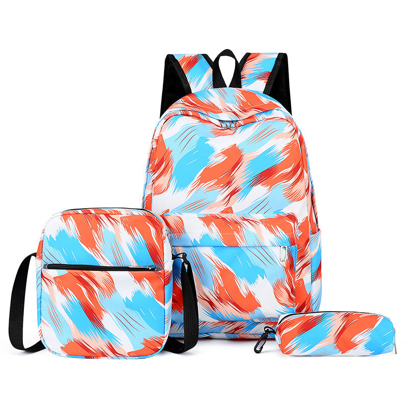 Stylish backpack with matching crossbody bag and pencil case Stornfield
