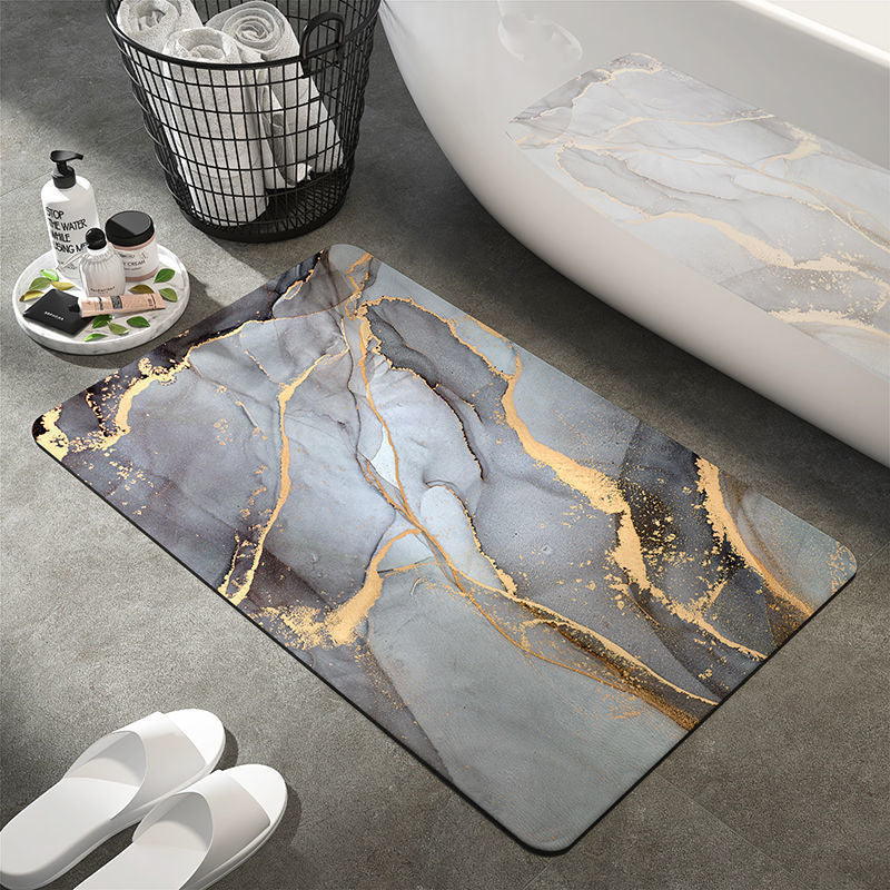 Artistic Abstract Bath Mat