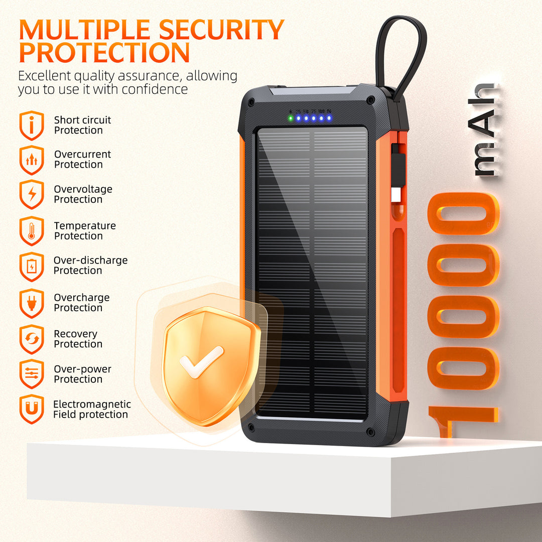Solar Power Bank with Fast Charging from Stornfield