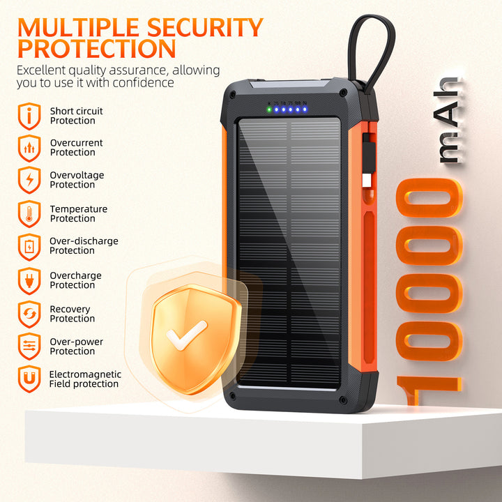 Solar Power Bank with Fast Charging from Stornfield
