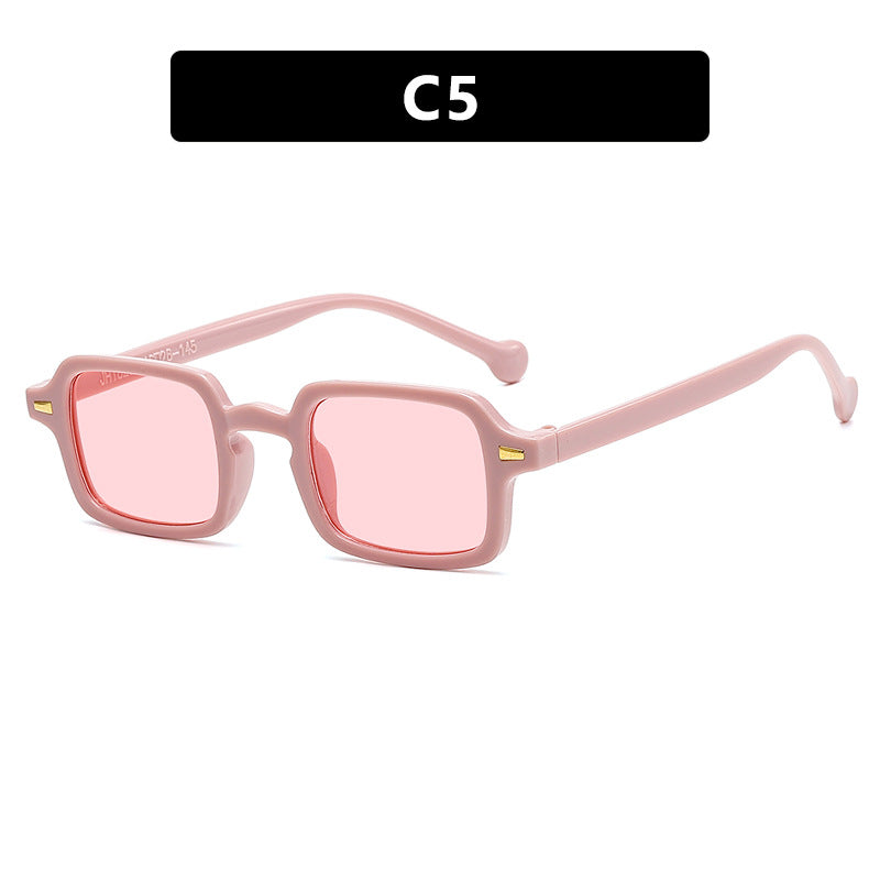 Ladies exclusive square sunglasses with elegant metal frame and UV protection Stornfield