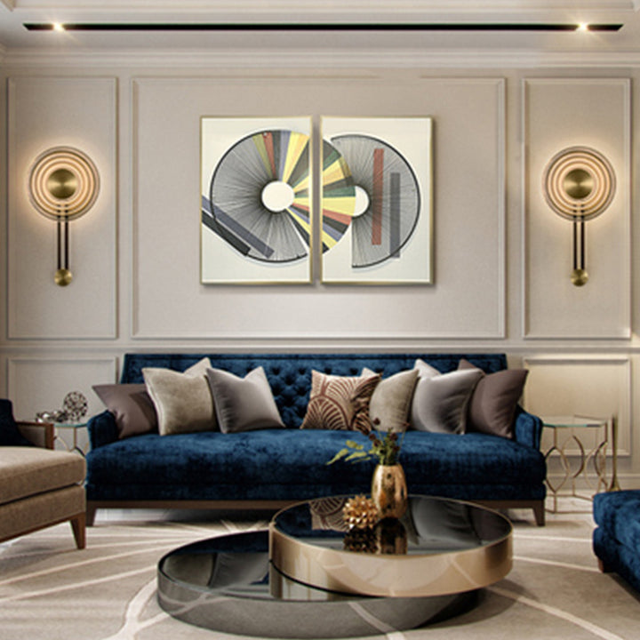 Modern Circular LED Wall Light Fixture