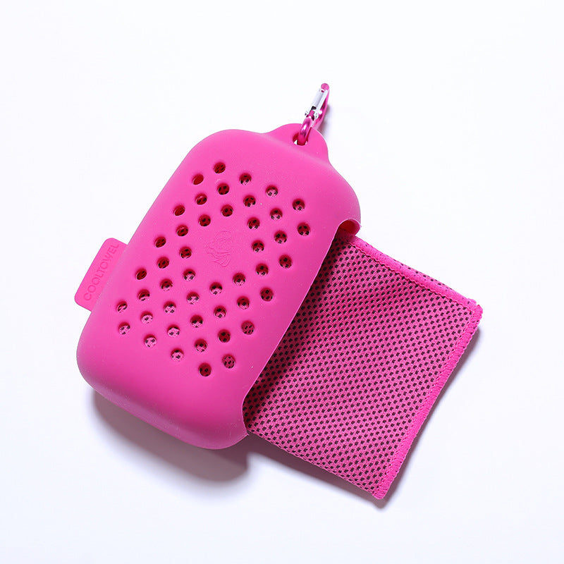 Women Portable Silicone Case with Integrated Cleaning Cloth Stornfield