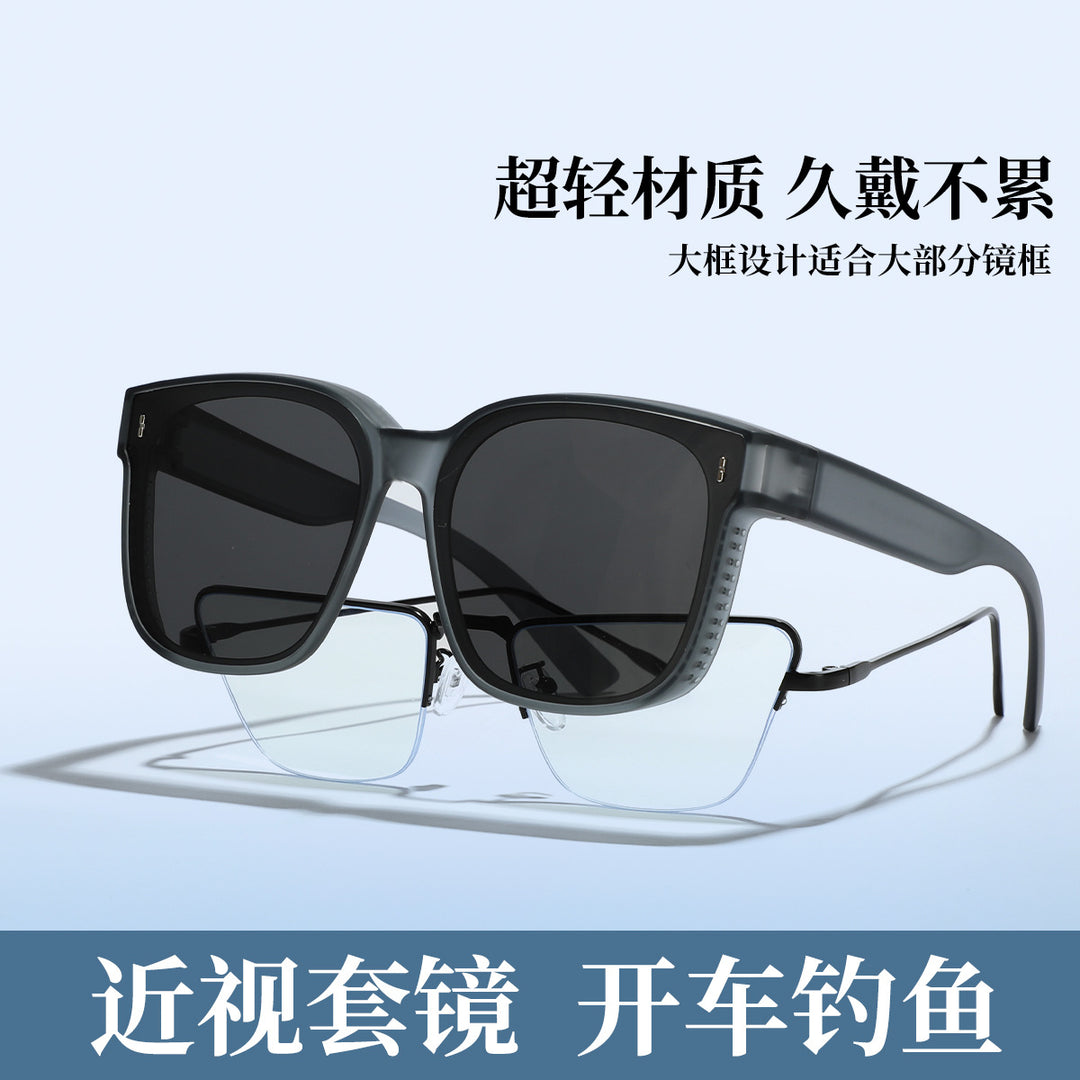 Women's square sunglasses with modern, glossy frame and UV protection Stornfield