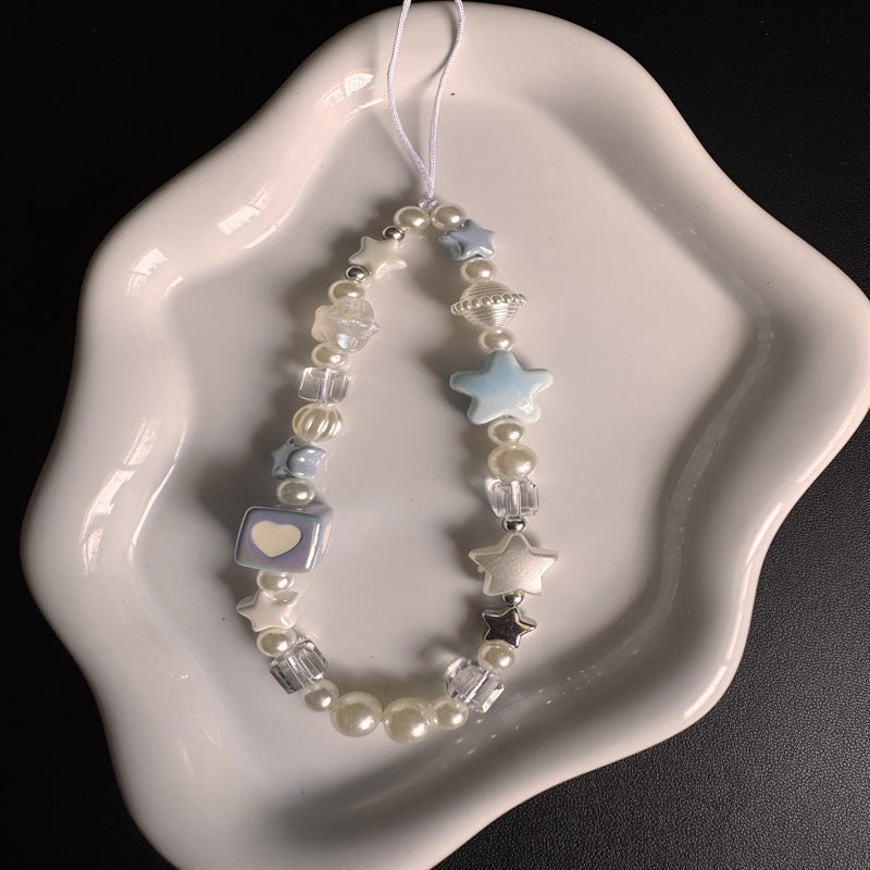 Star-Themed Beaded Charm Necklace Stornfield