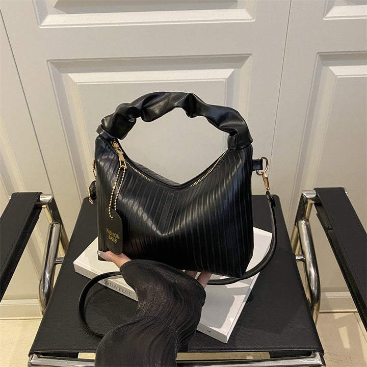 Ribbed Texture Shoulder Bag Stornfield