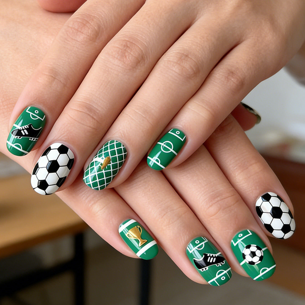 Themed Soccer Nail Art Set Stornfield