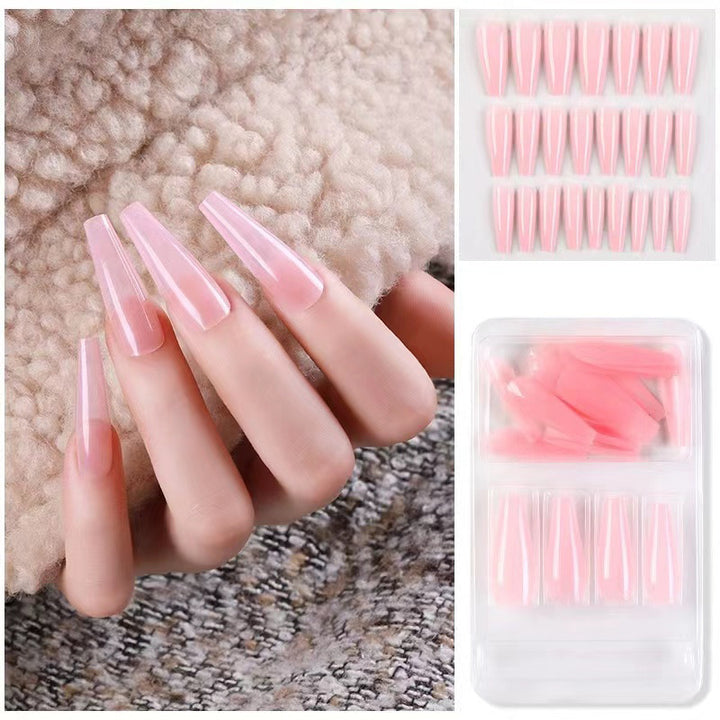 Acrylic nail set with delicate shine and elegant shape Stornfield