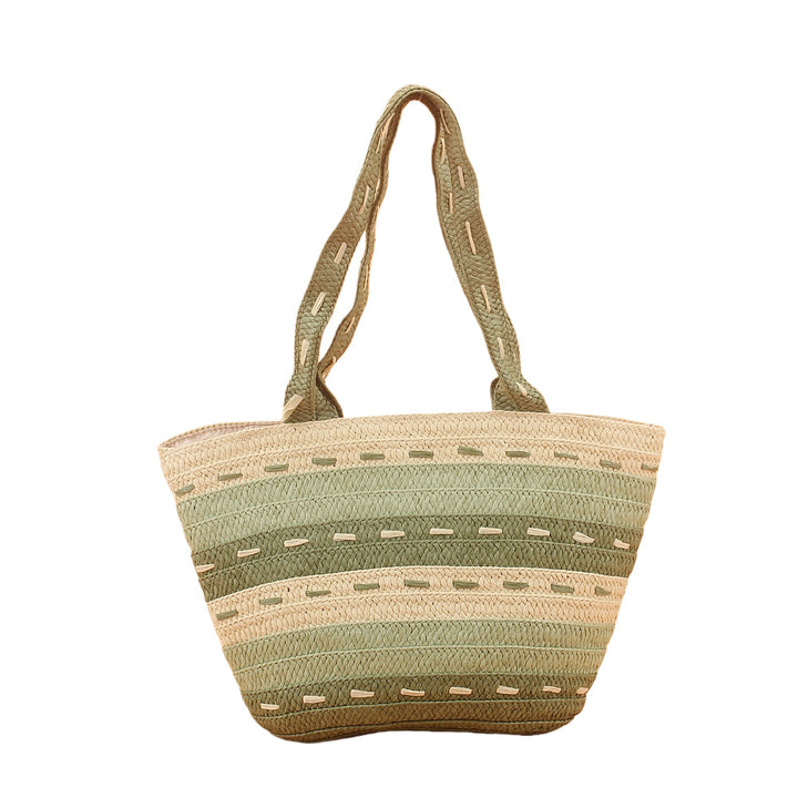 Basket bag with structured design and sturdy carrying handles Stornfield