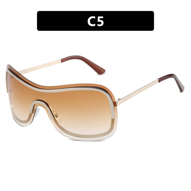 Women's sporty oversized sunglasses with elegant design Stornfield