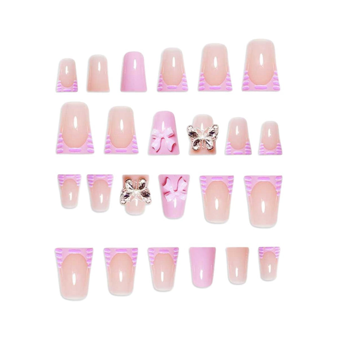 Decorative Butterfly-Inspired Nail Enhancements Stornfield