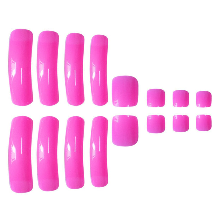 Long Glossy Press-On Nail Extensions Stornfield