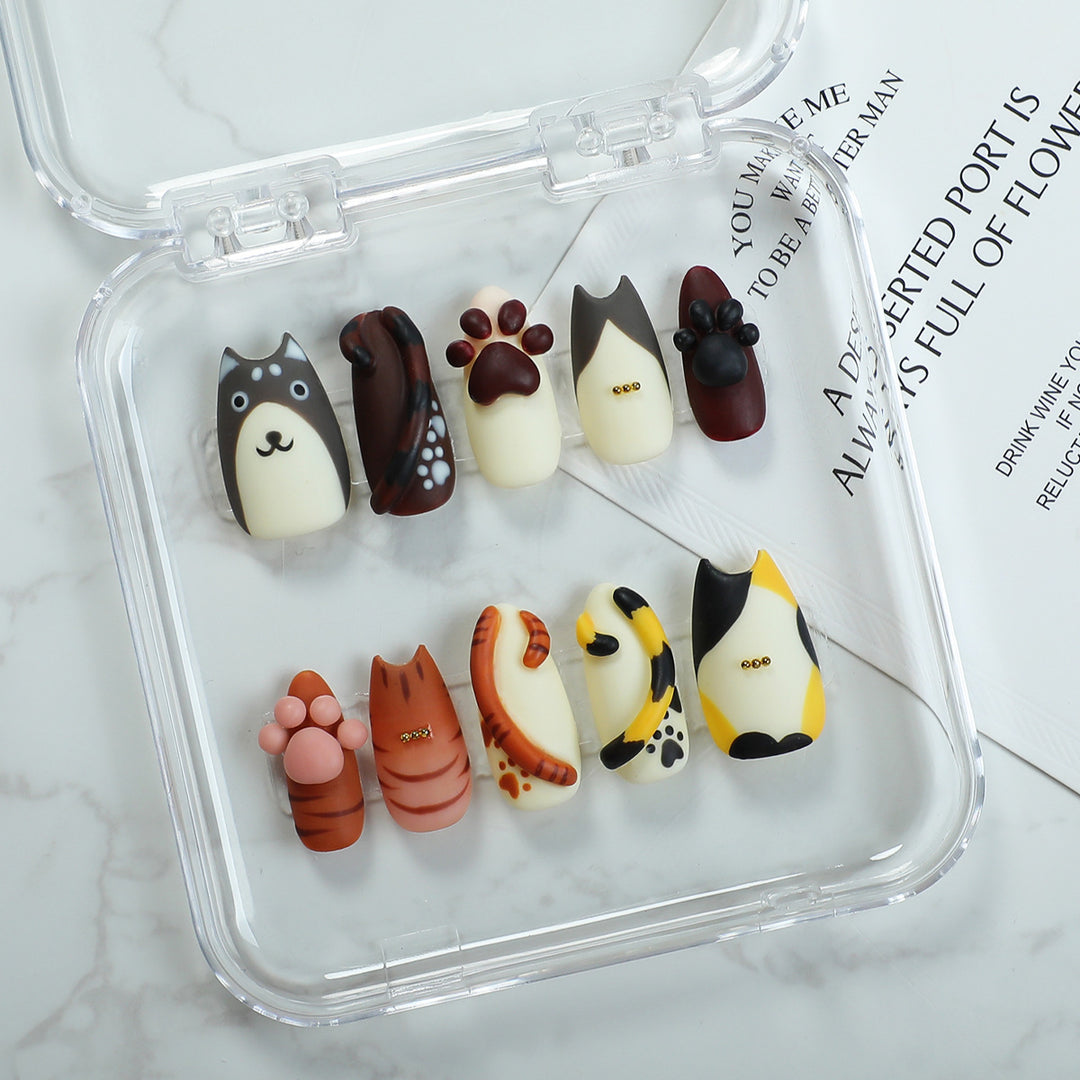 Animal Motif Artificial Nail Set Stornfield
