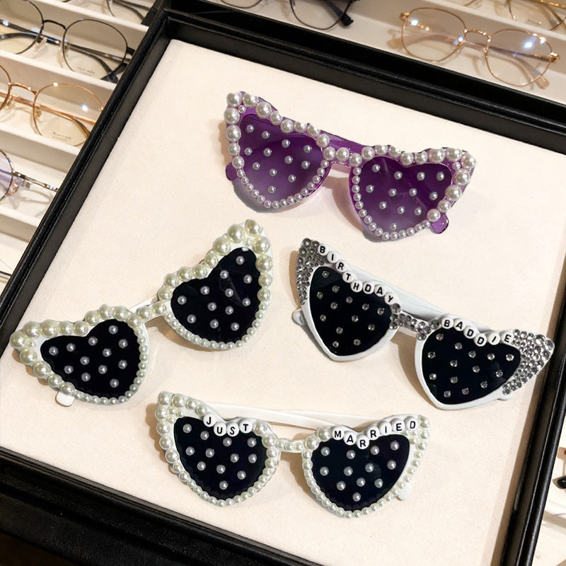 Bridal Heart-Shaped Sunglasses Stornfield