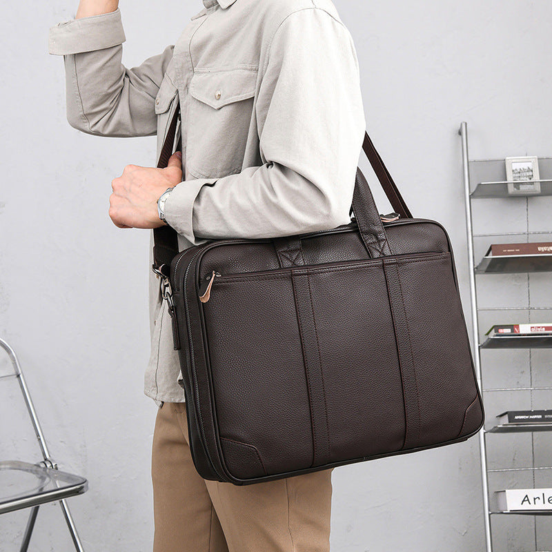 Professional Leather Briefcase Stornfield