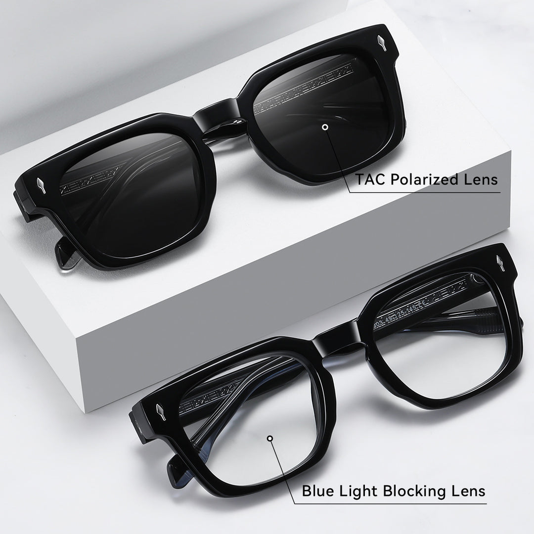 Women's fashionable sunglasses with square frame and gradient lenses Stornfield