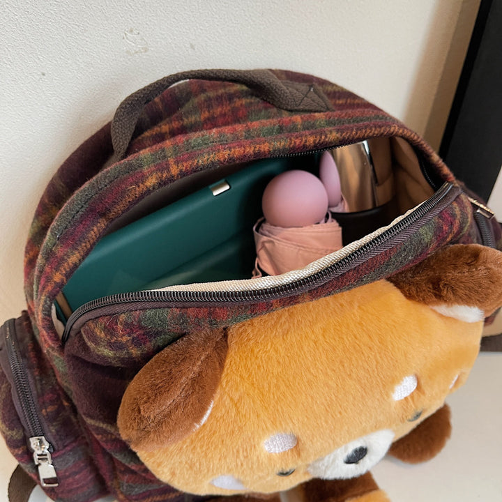 Plush backpack with animal design Stornfield