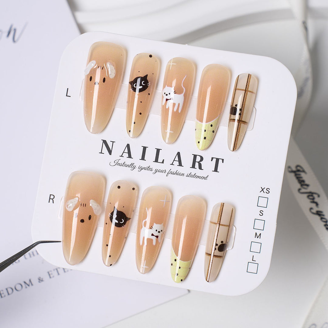 Artistic 3D Butterfly Press-On Nail Set Stornfield