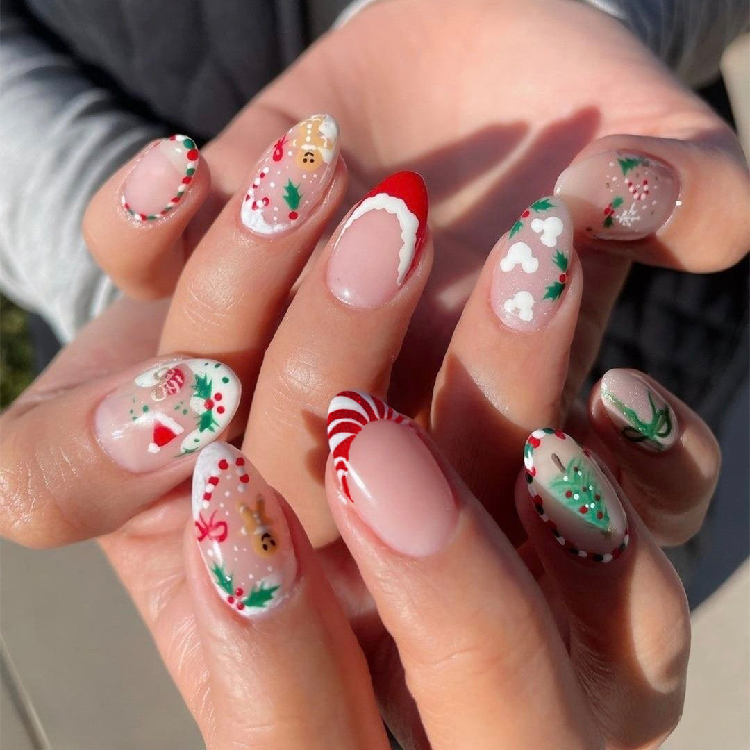 Holiday-Themed Creative Nail Art Set Stornfield