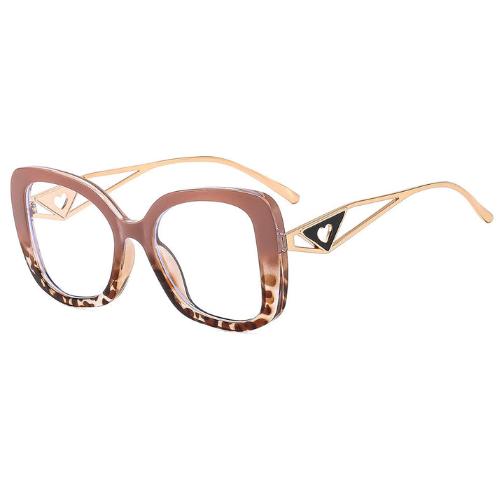 Ladies fashionable oversized sunglasses with luxurious heart detail Stornfield